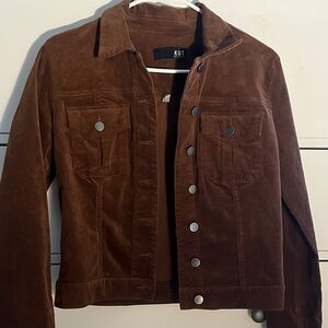 Kut from the Kloth Chocolate Brown Corduroy Jacket